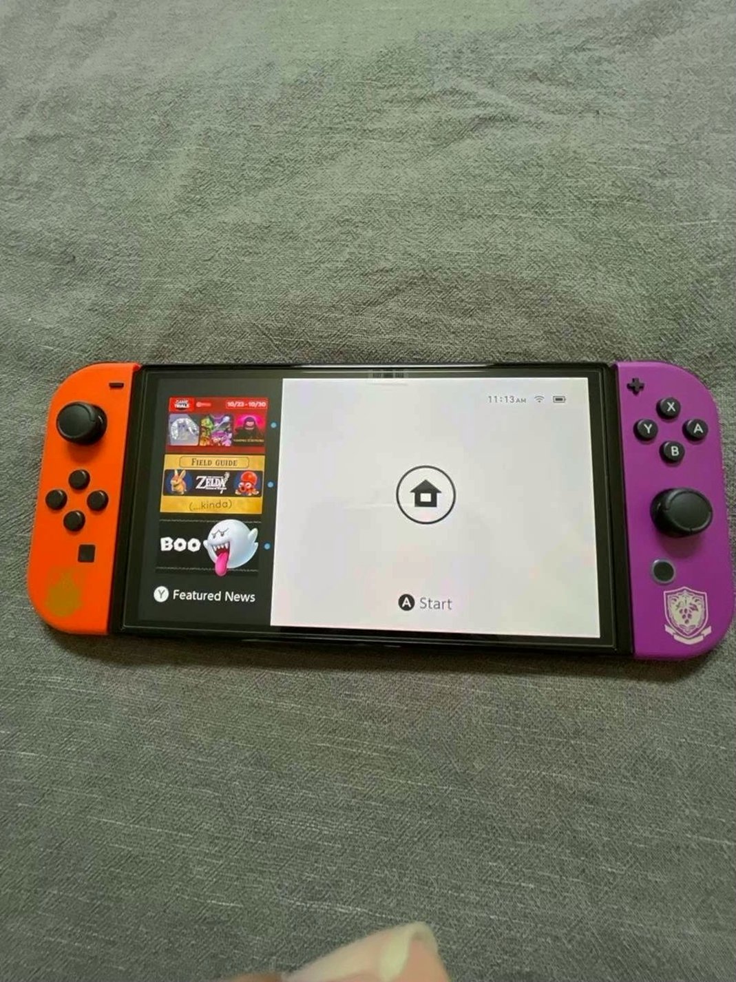 Nintendo Pokémon S/V OLED Switch 7C91 Used image 2