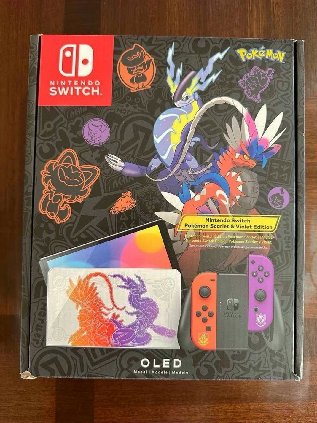 Nintendo New Switch OLED Pokemon Scarlet & Violet Special Edition Unlocked - Used