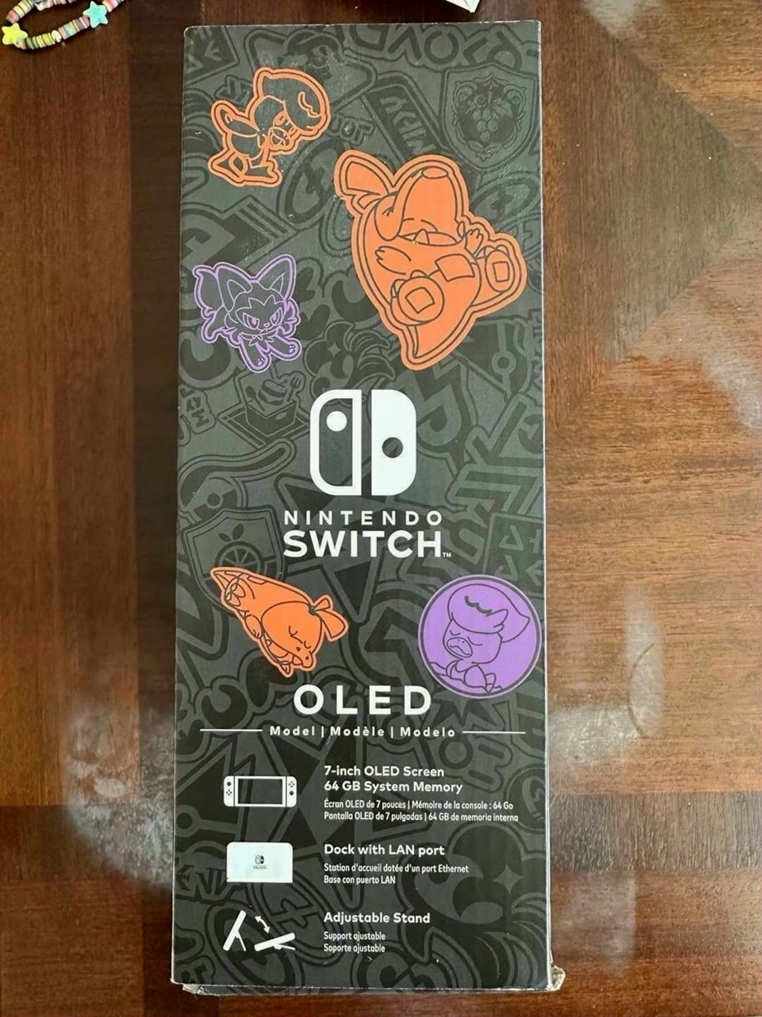 Nintendo New Switch OLED Pokemon Scarlet & Violet Special Edition Unlocked - Used image 2