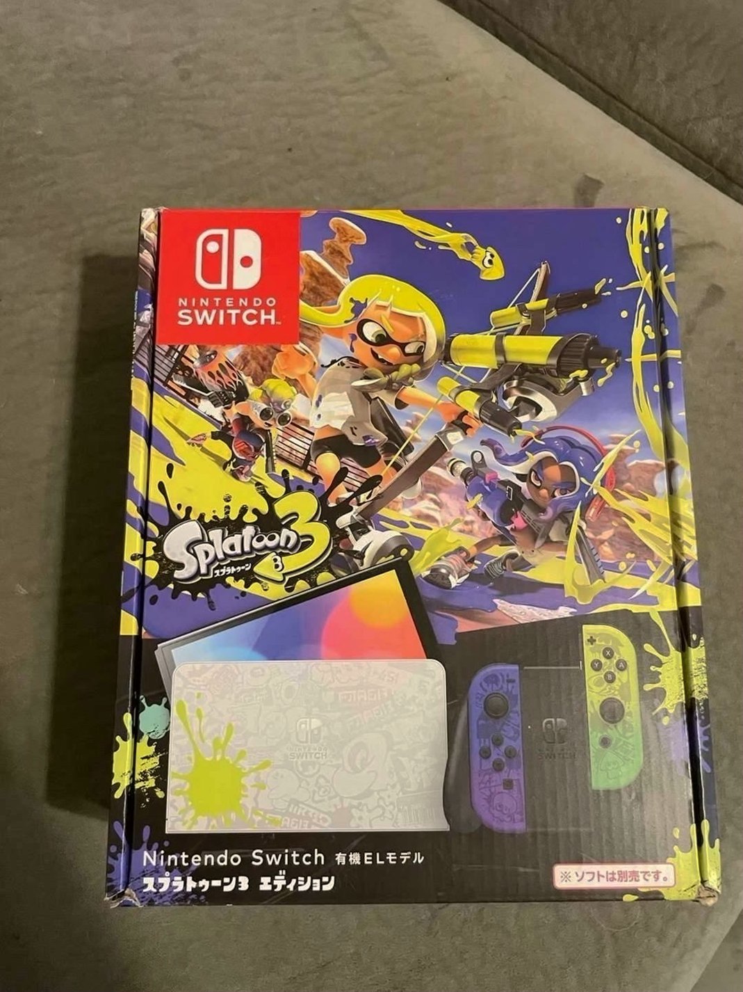 Nintendo Switch OLED Splatoon Edition 1L63 Japanese Edition - Used