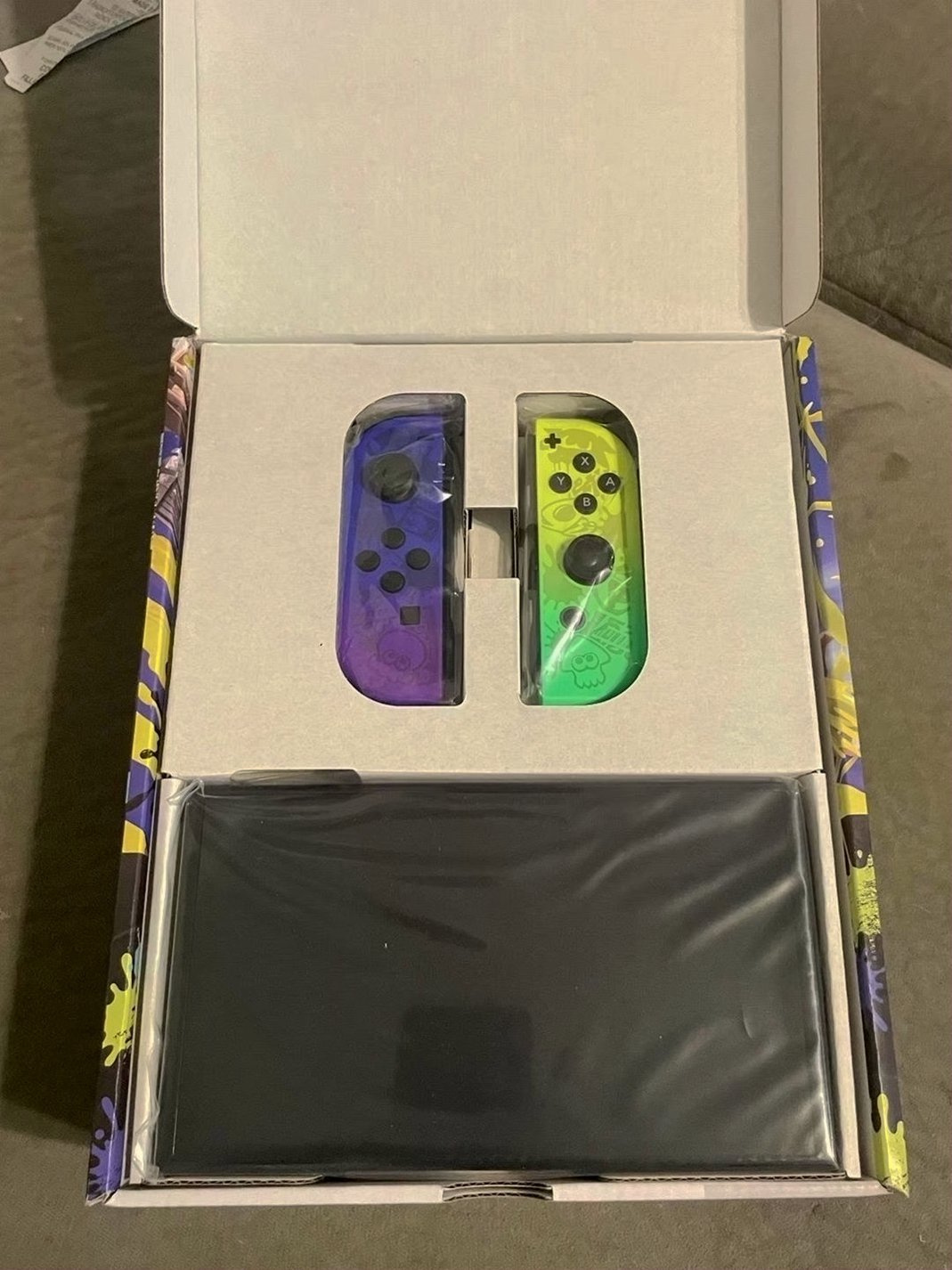 Nintendo Switch OLED Splatoon Edition 1L63 Japanese Edition - Used image 2