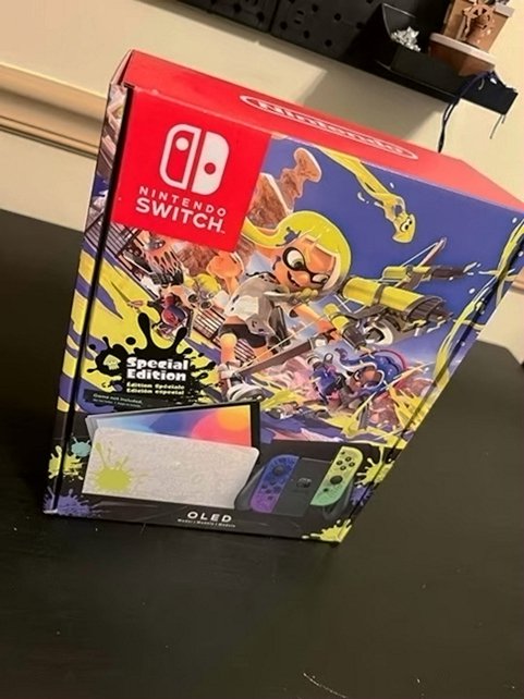 Nintendo Switch OLED Splatoon Edition 5N78 - Used image 2