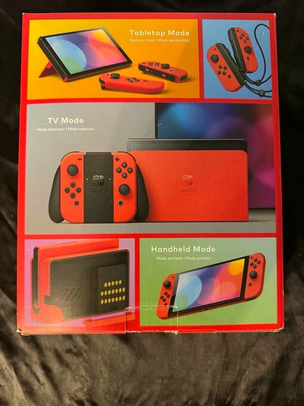 Nintendo Limited Edition Mario OLED Switch 5N88 Used image 2