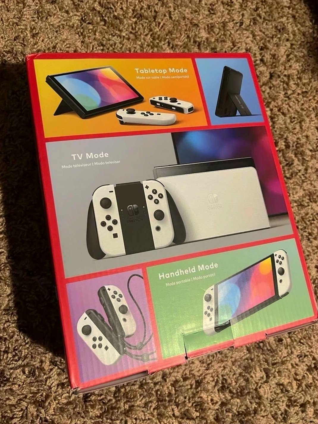 Nintendo Switch OLED White 64GB Unlocked - Used image 2