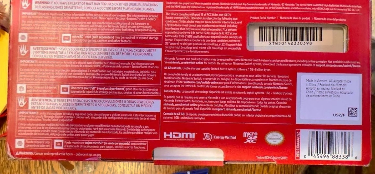 Nintendo Switch OLED 7H82 - Used image 3