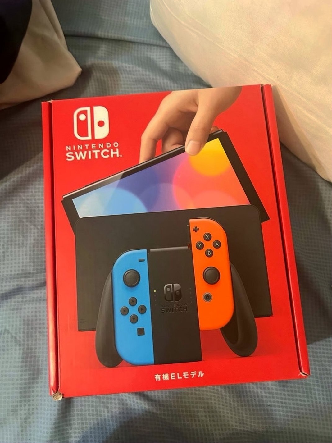 Nintendo Switch OLED 64GB Blue and Red - Used