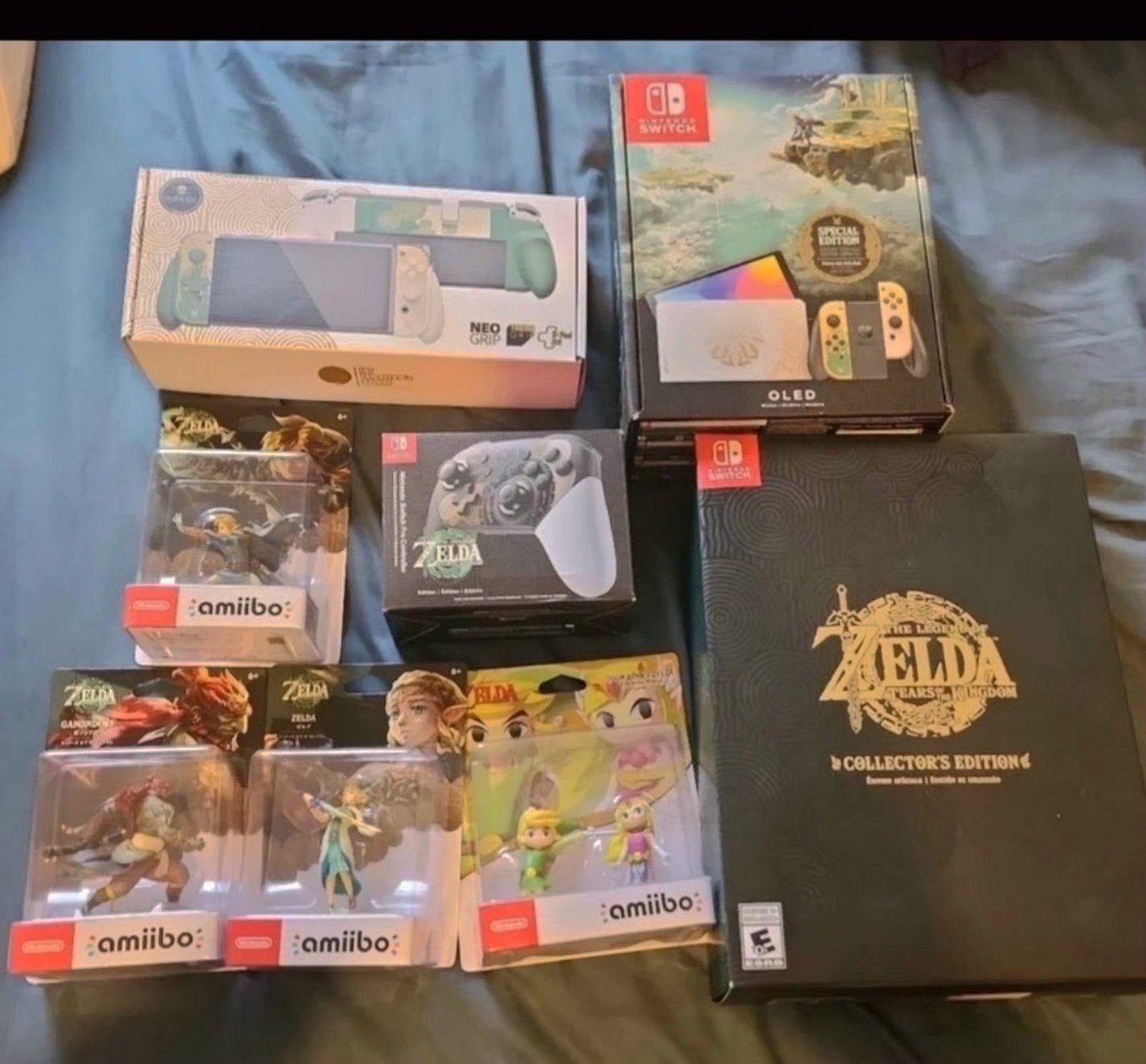 Nintendo Switch OLED Zelda Tears of the Kingdom Bundle Used