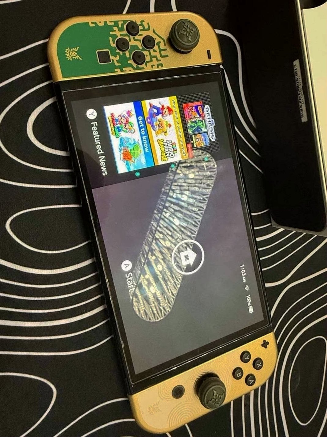 Nintendo Switch OLED 6V87 Zelda Edition Used image 5