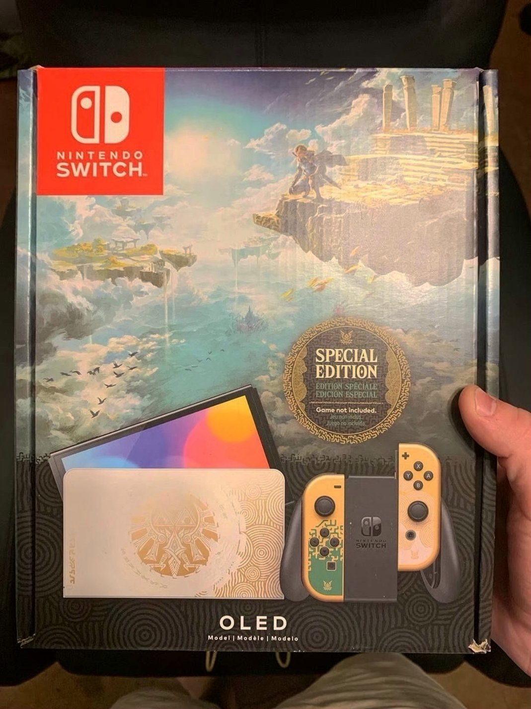 Nintendo Switch OLED Zelda Tears of the Kingdom 2B65 - Used