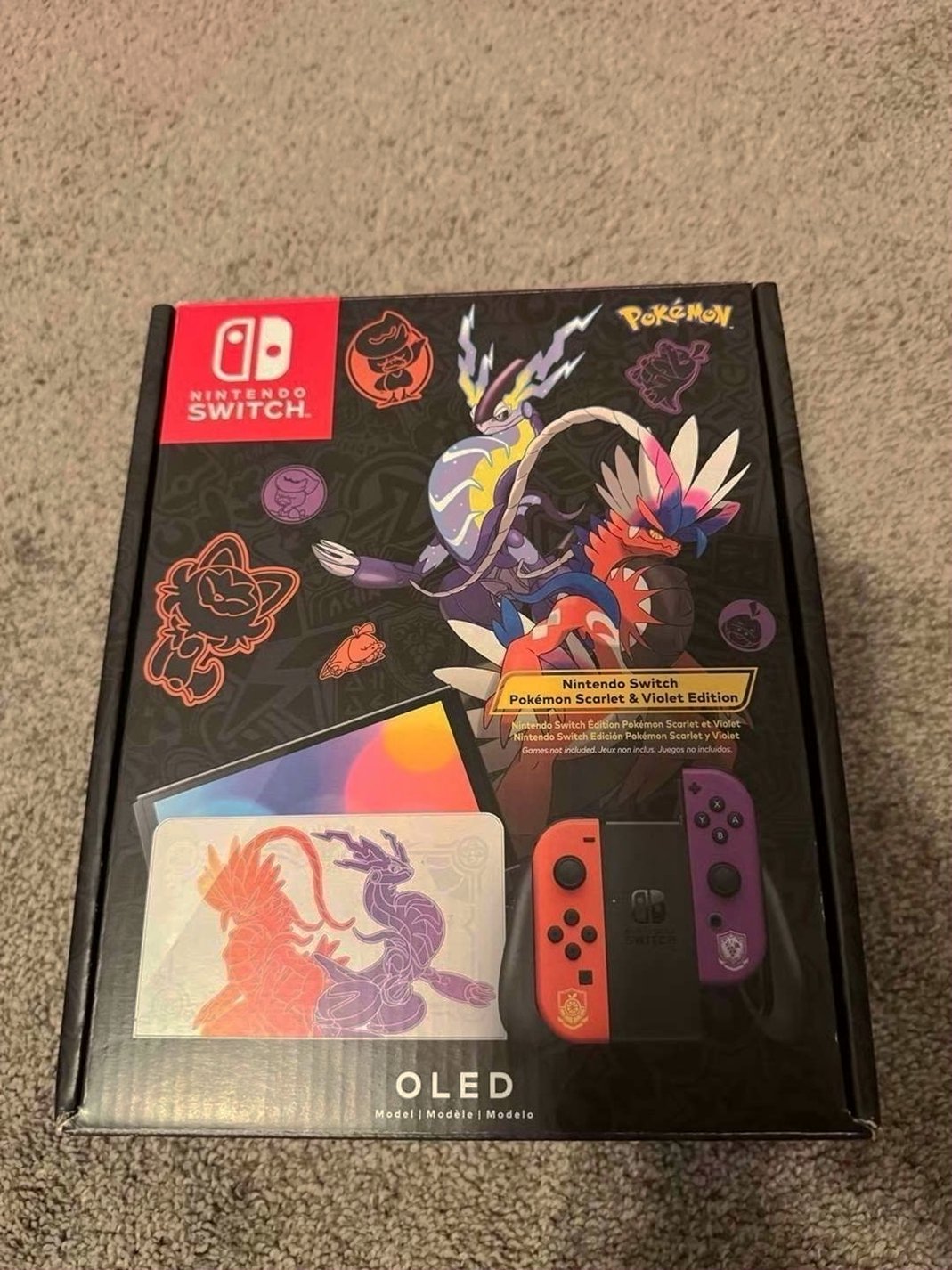 Nintendo Switch OLED Pokemon Scarlet Violet Edition - Used