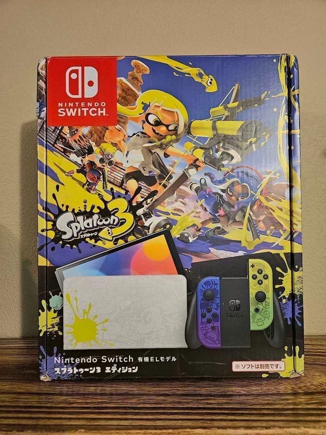 Nintendo Switch OLED Splatoon Japanese Version Unlocked - Used