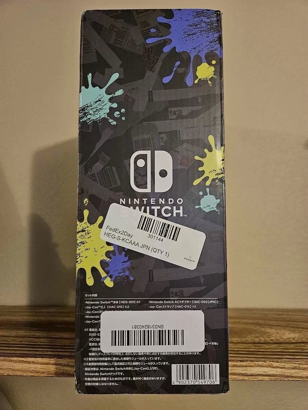Nintendo Switch OLED Splatoon Japanese Version Unlocked - Used image 3