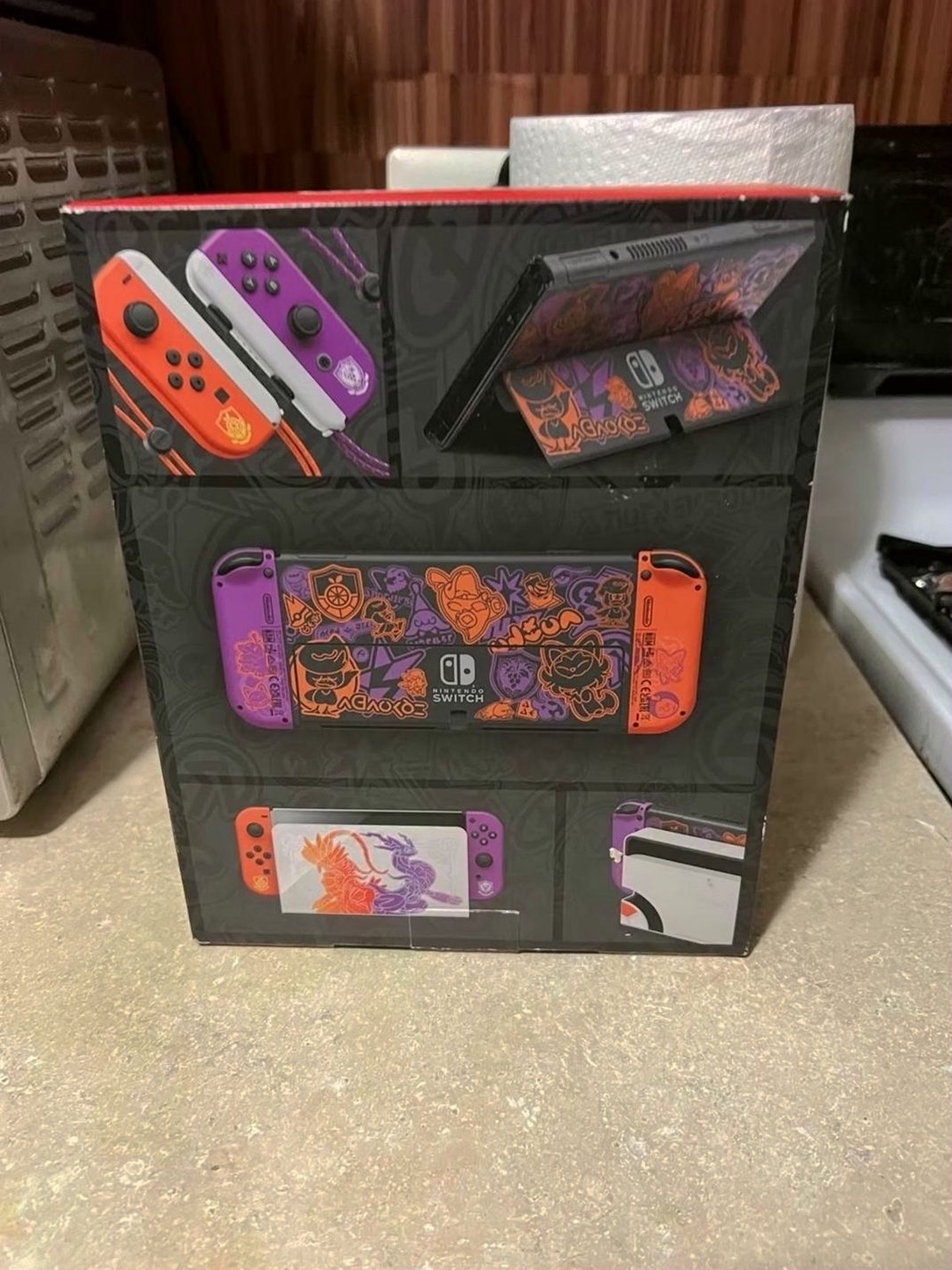 Nintendo Switch OLED Pokemon 3X28 124GB White Unlocked - Used image 2