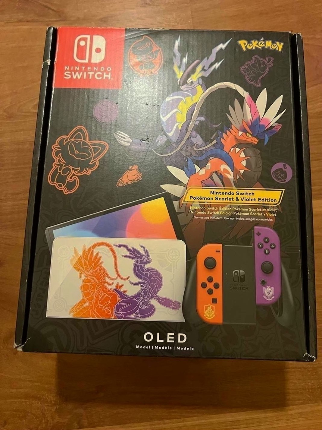 Nintendo Switch OLED Pokemon Scarlet & Violet Edition Unlocked - Used