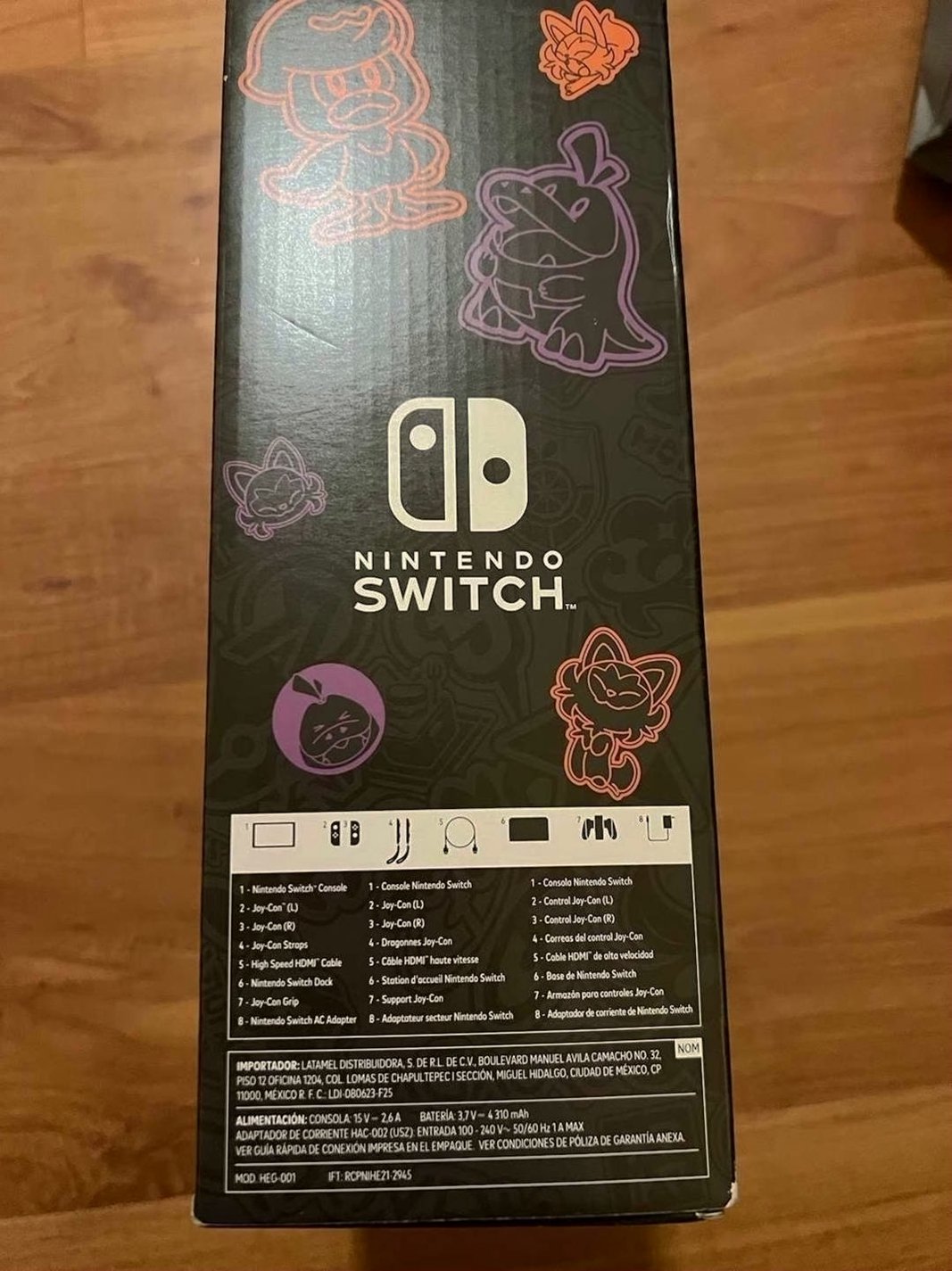 Nintendo Switch OLED Pokemon Scarlet & Violet Edition Unlocked - Used image 2