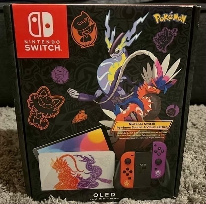 Nintendo Switch OLED Pokemon Scarlet/Violet Edition Unlocked - Used