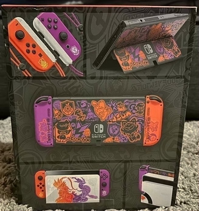 Nintendo Switch OLED Pokemon Scarlet/Violet Edition Unlocked - Used image 2