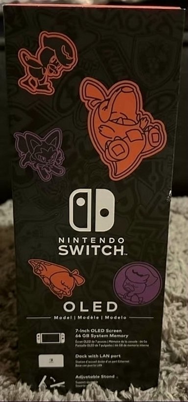 Nintendo Switch OLED Pokemon Scarlet/Violet Edition Unlocked - Used image 3