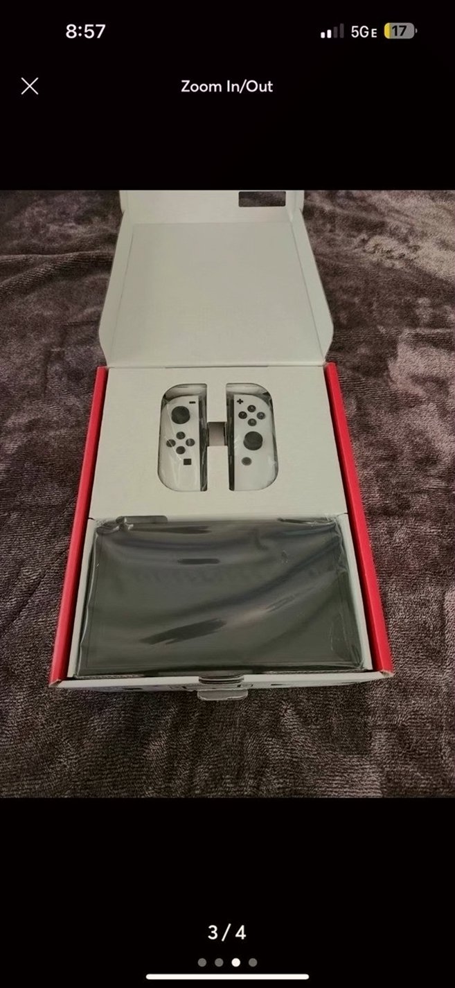 Nintendo Switch OLED with Case 9Y37 - Used image 3