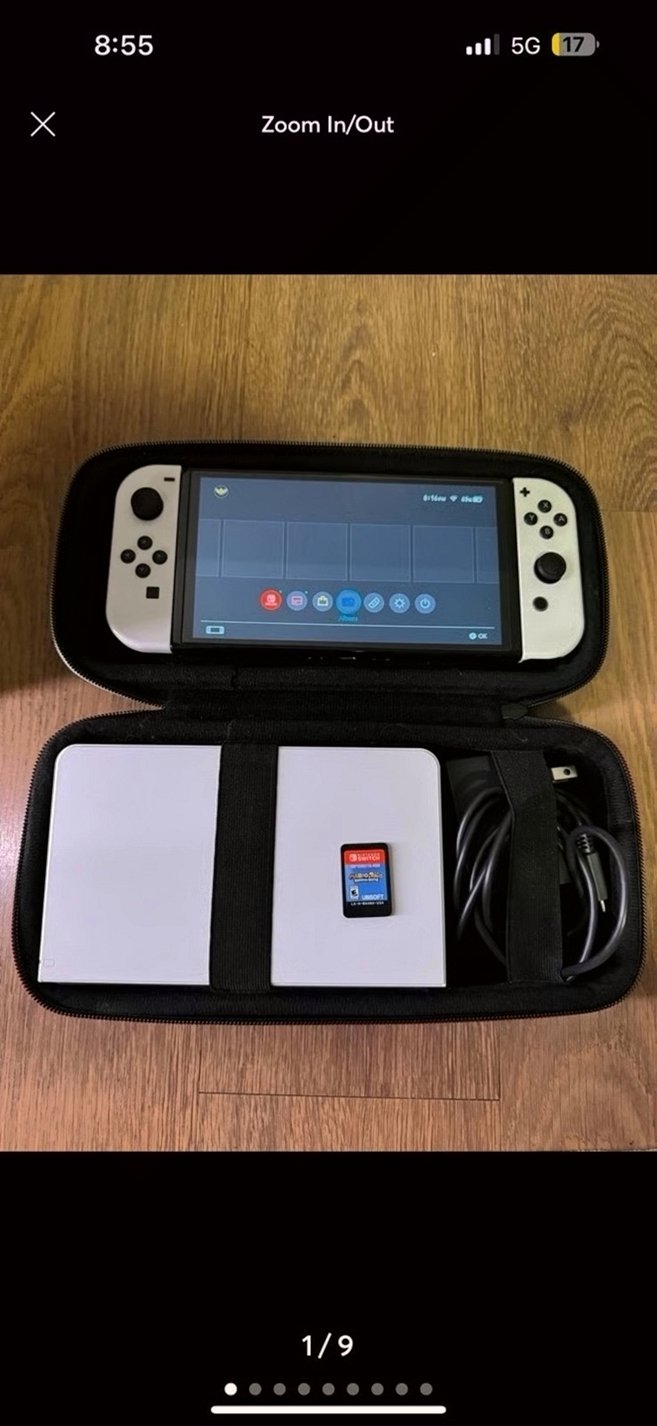 Nintendo Switch OLED with Case 9Y37 - Used image 5