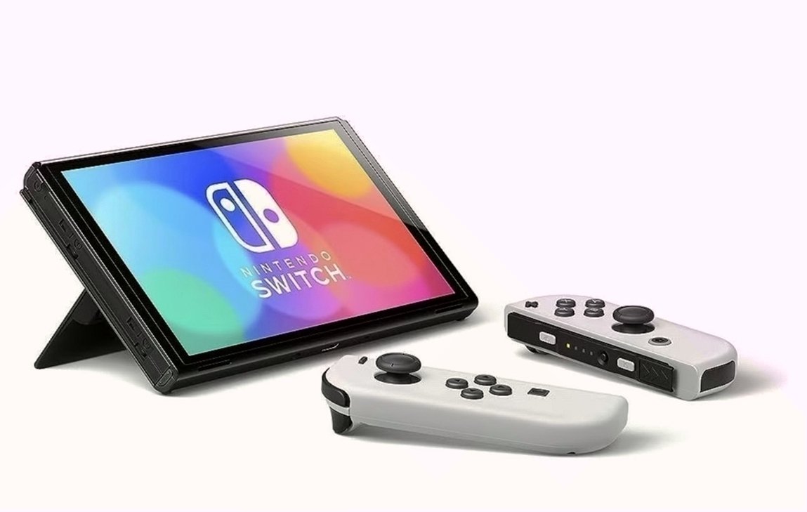 Nintendo Switch OLED 64GB White Unlocked - Used image 5
