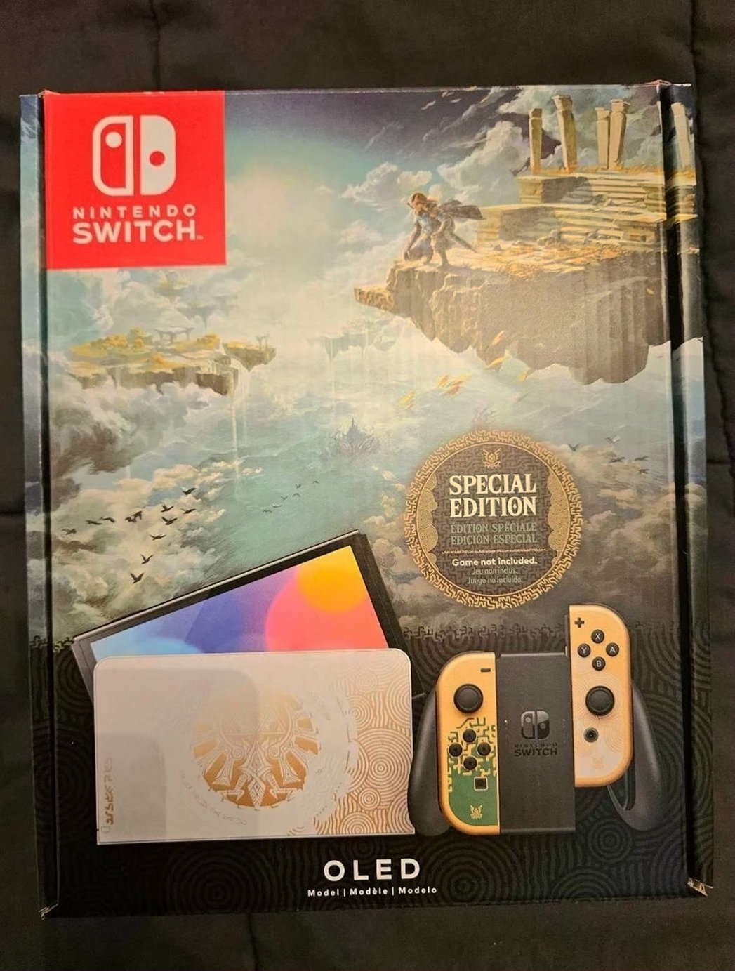 Nintendo Switch OLED Zelda Tears of the Kingdom Unlocked - Used