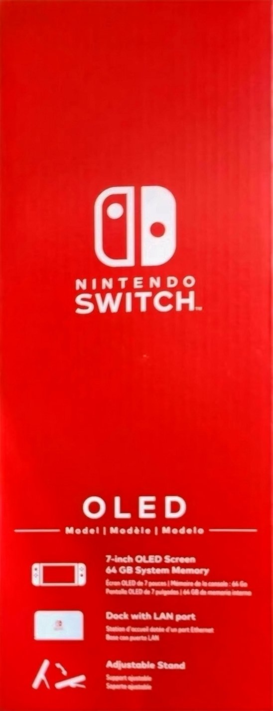 Nintendo Switch OLED Neon Blue/Red Unlocked - Used image 2
