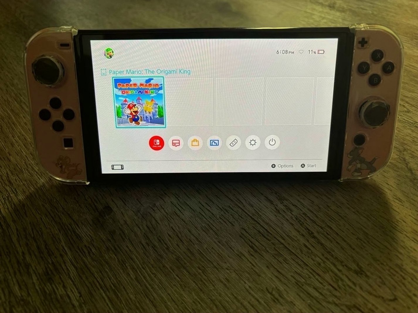 Nintendo Switch OLED Console Only Tom & Jerry Decal - Used