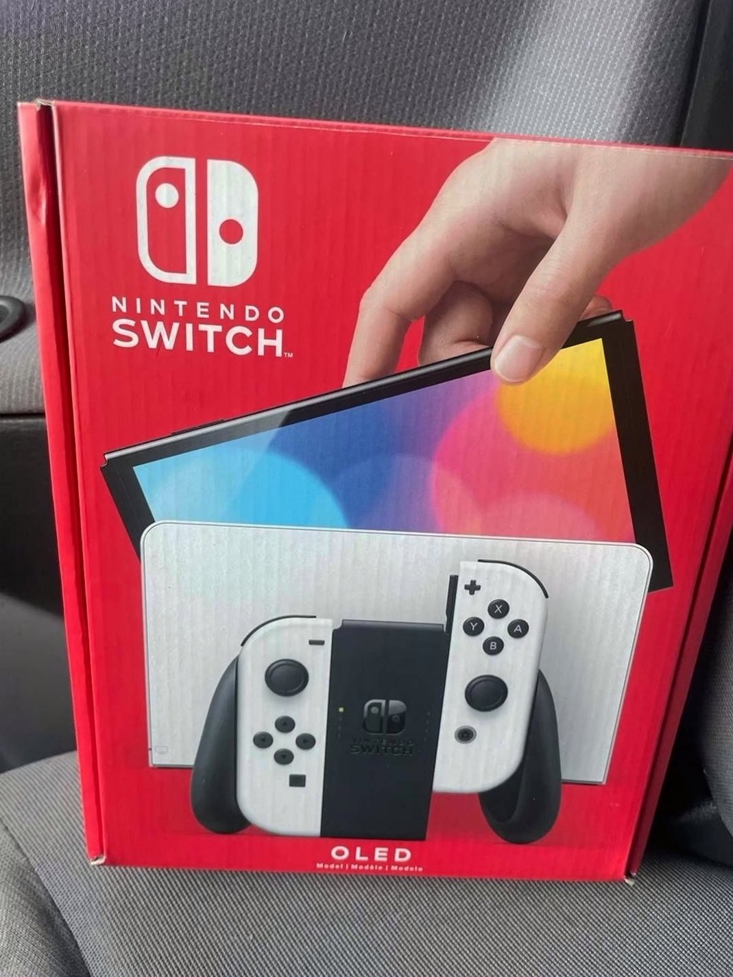 Nintendo Switch OLED 2W12 64GB White Unlocked - Used