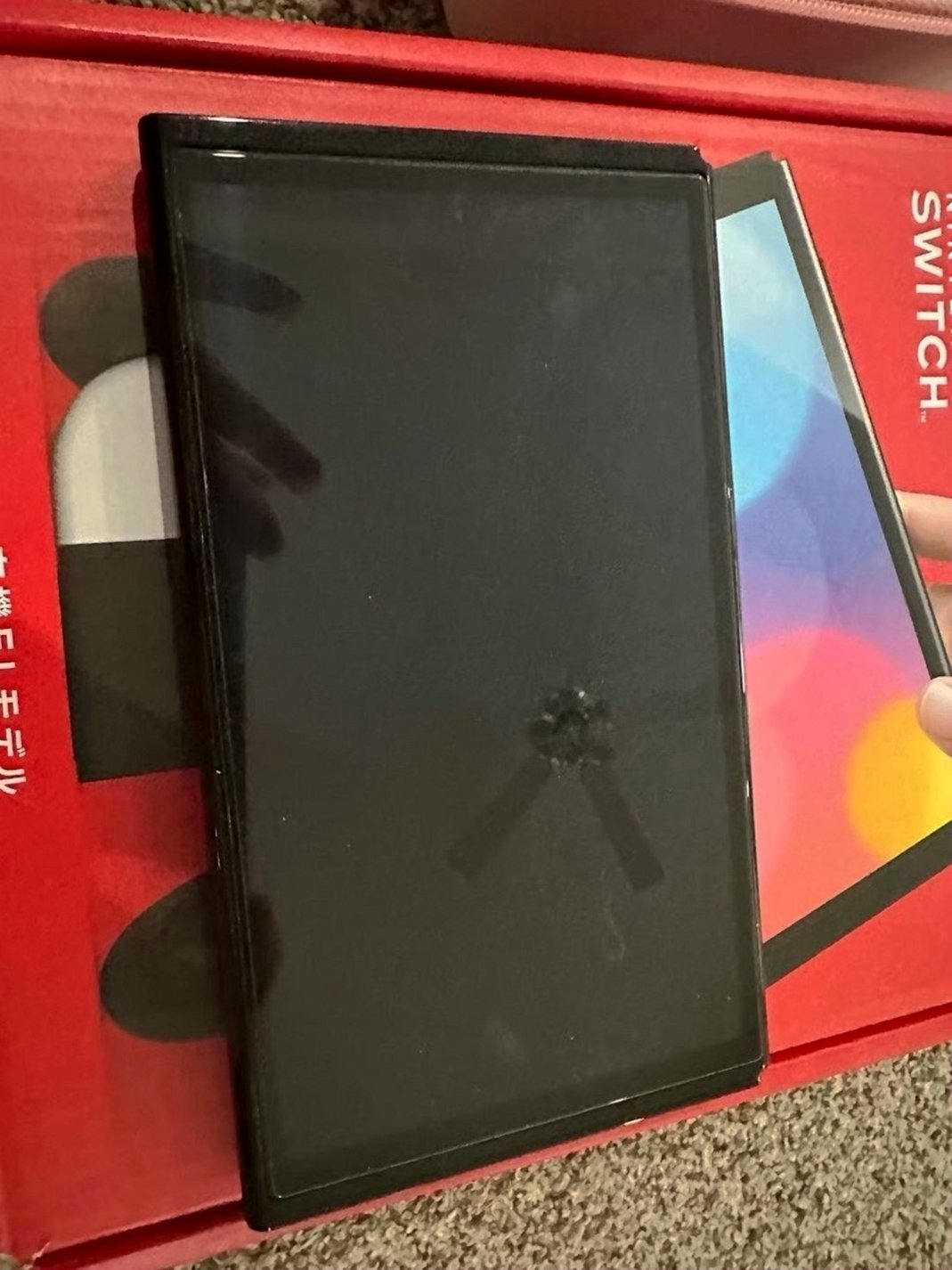 Nintendo Switch OLED 2O97 Black Used image 3
