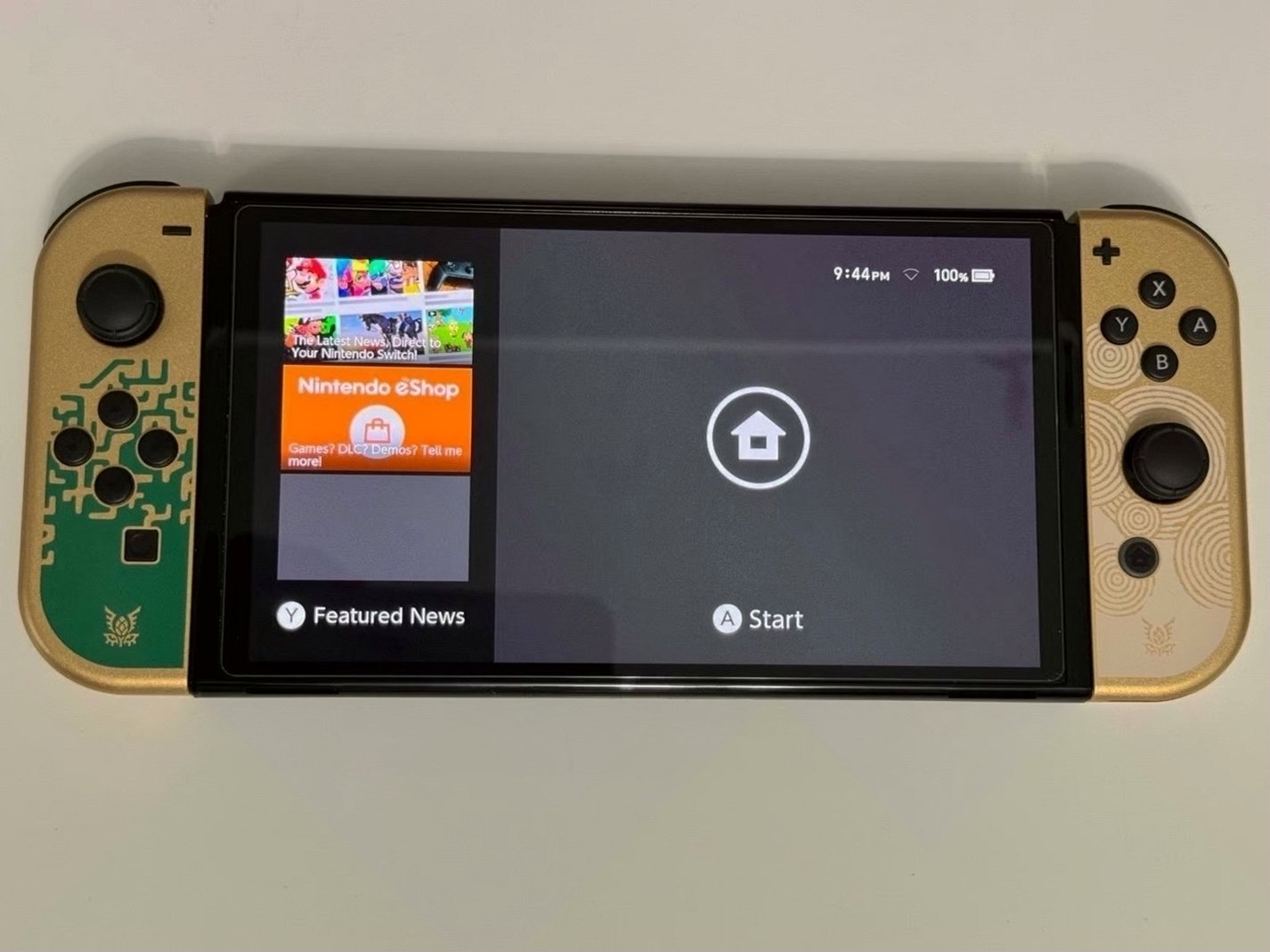 Nintendo Zelda Tears of the Kingdom Switch OLED 64GB Special Edition - Used image 3