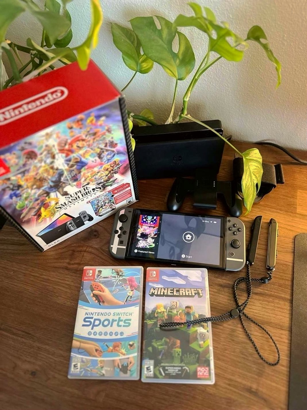 Nintendo Switch OLED Bundle 3F38 with Games - Used