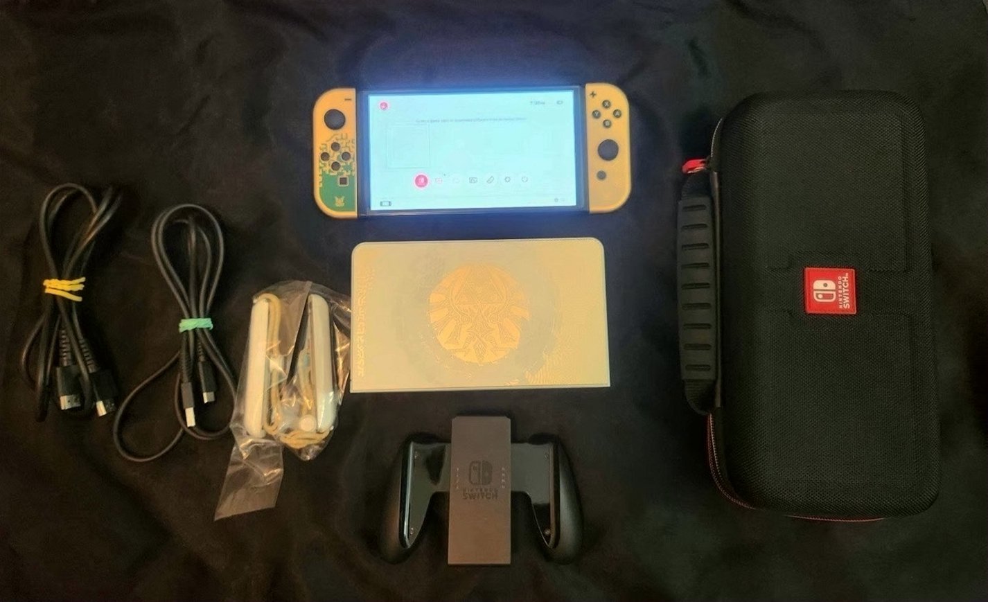 Nintendo Switch OLED 5C15 64GB White Unlocked - Used image 5