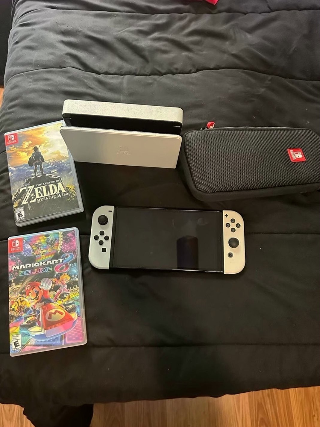 Nintendo Switch OLED 7S53 with Dock and Games - Used