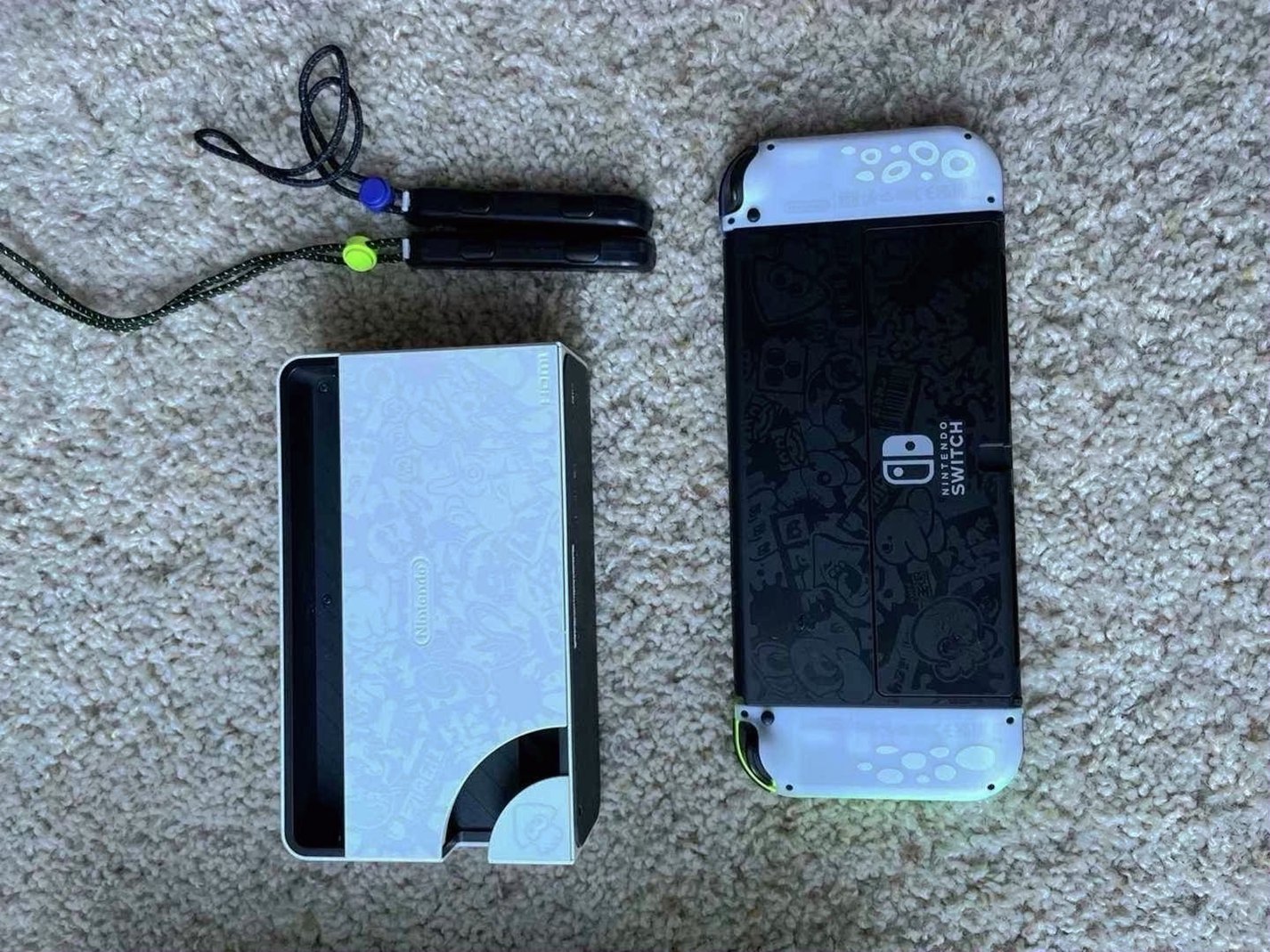 Nintendo Switch OLED Splatoon Limited Edition with Pokemon Violet - Used image 4