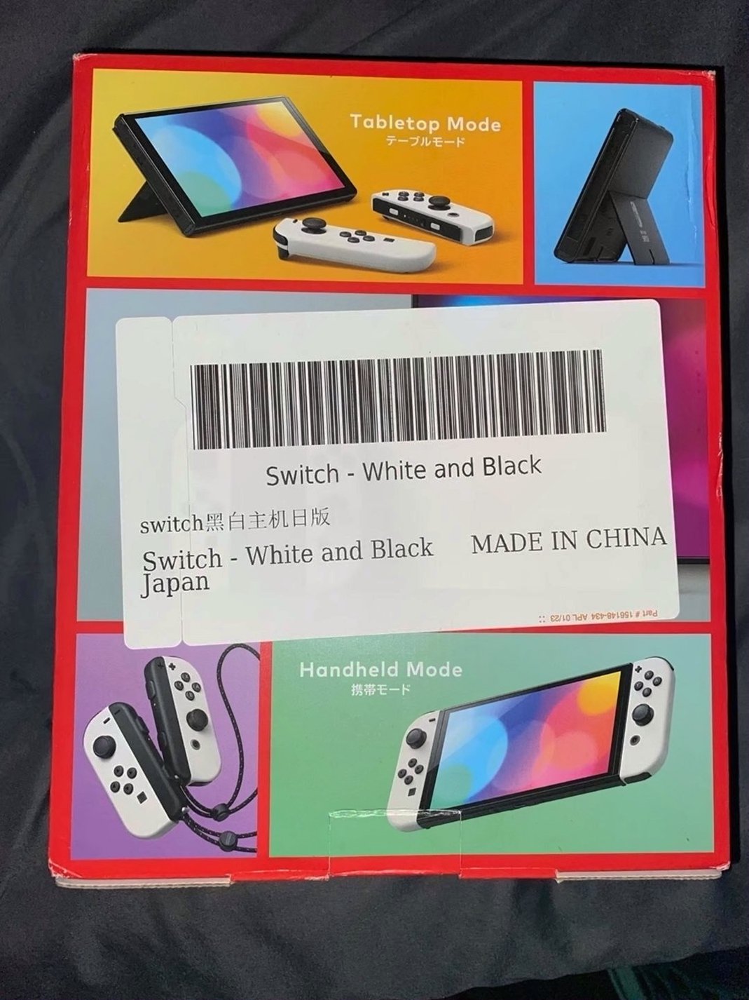 Nintendo Switch OLED Model White Unlocked - Used image 2