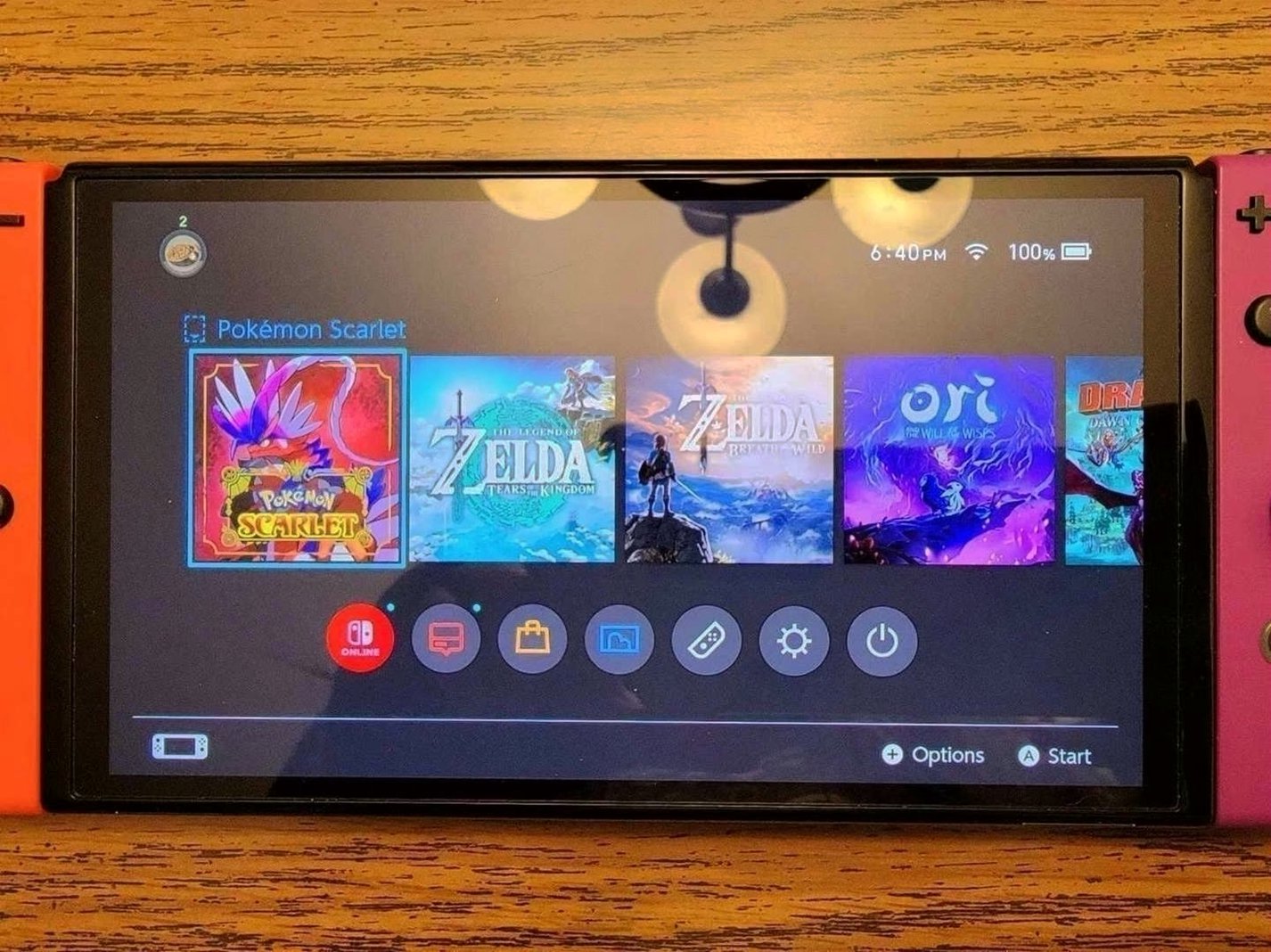 Nintendo Switch OLED Pokemon Scarlet & Violet Edition - Used image 3
