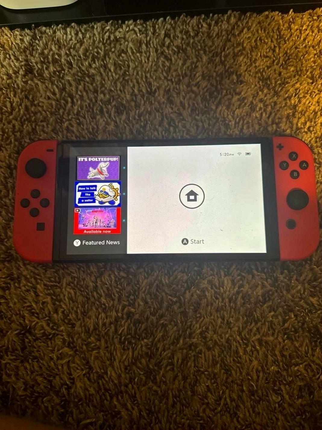 Nintendo Switch OLED Mario Edition Bundle - Used image 2