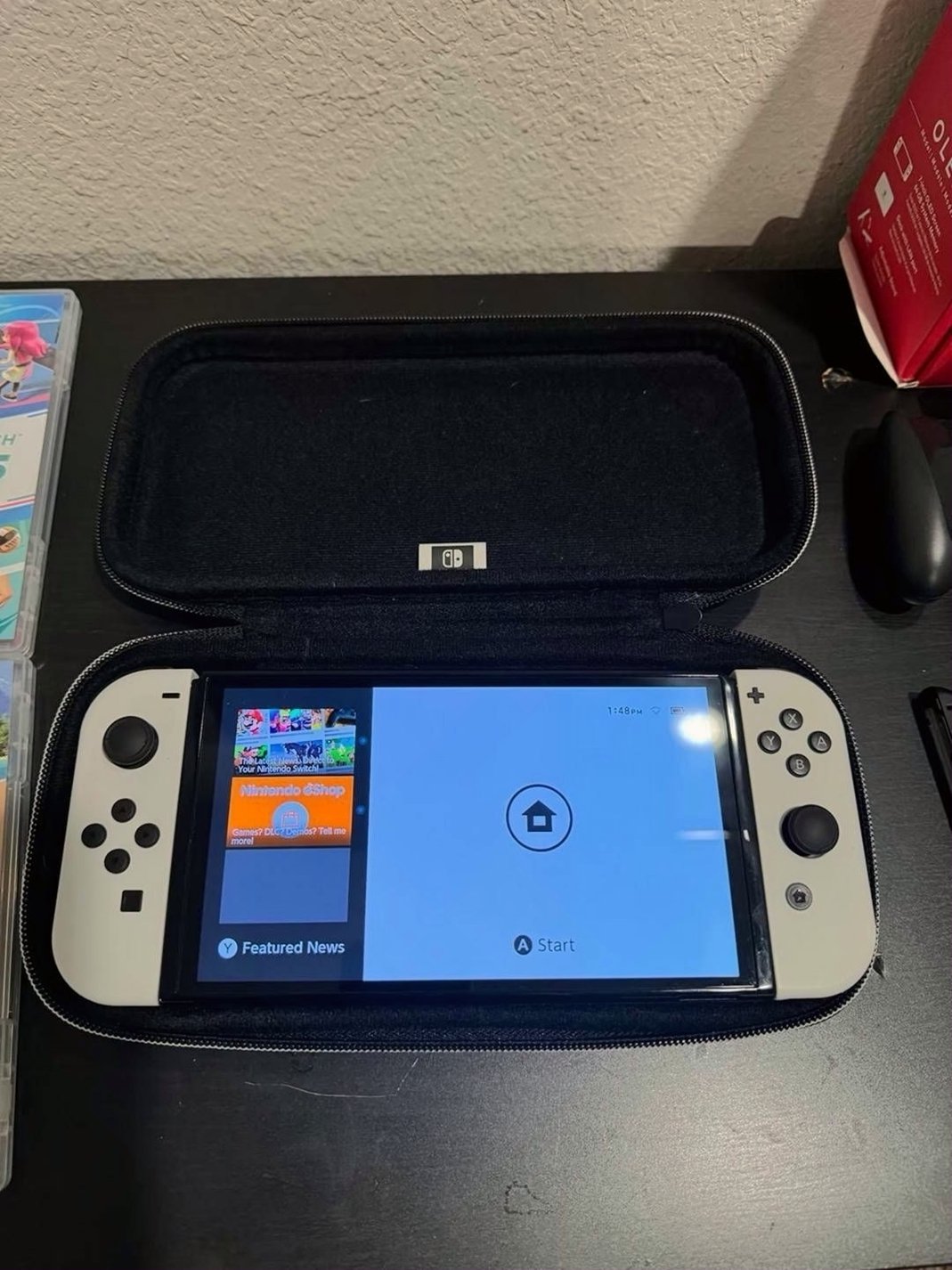 Nintendo Switch OLED Bundle 1V29 Used image 4