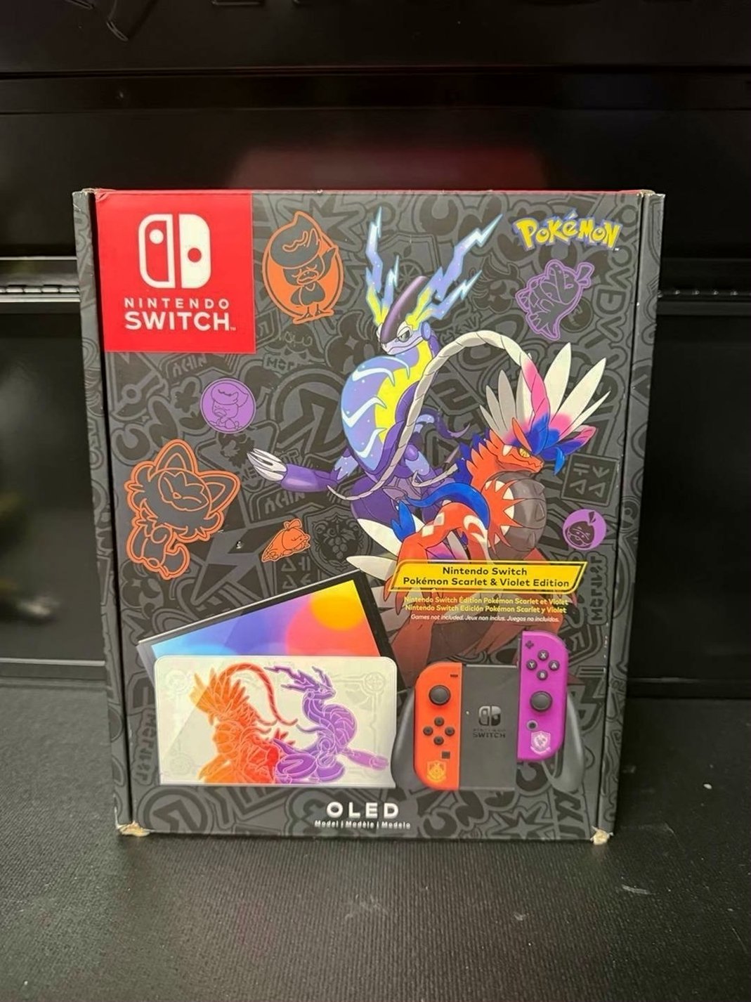 Nintendo Pokemon Scarlet and Violet Edition OLED Switch - Used image 2