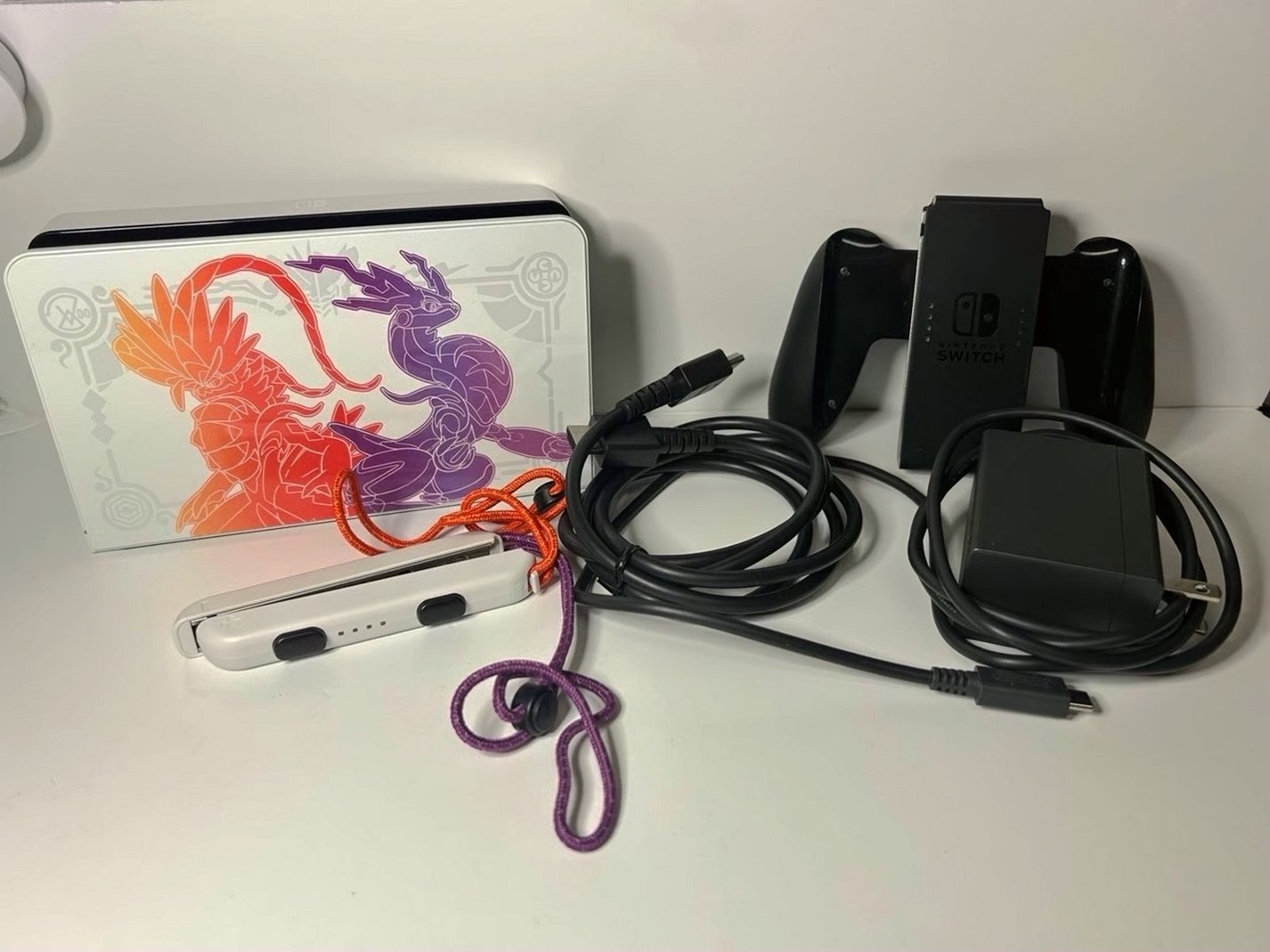 Nintendo Switch OLED Pokemon Scarlet & Violet Special Edition - Used image 2