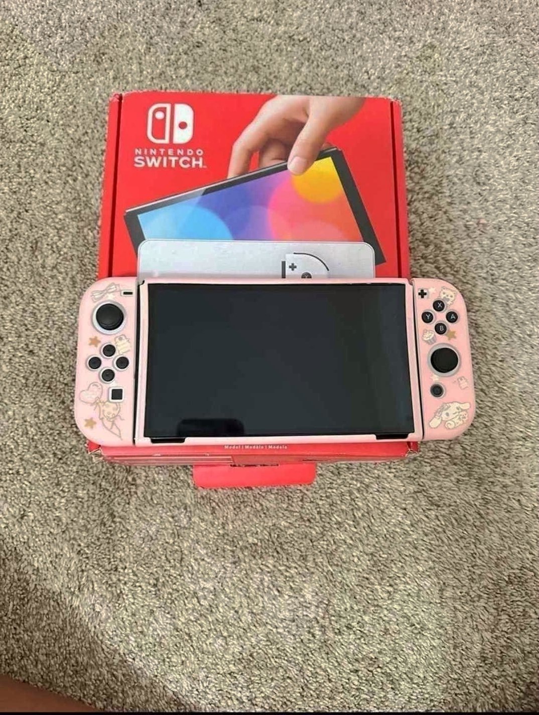 Nintendo Switch OLED 64GB White Joy-Con Unlocked - Used