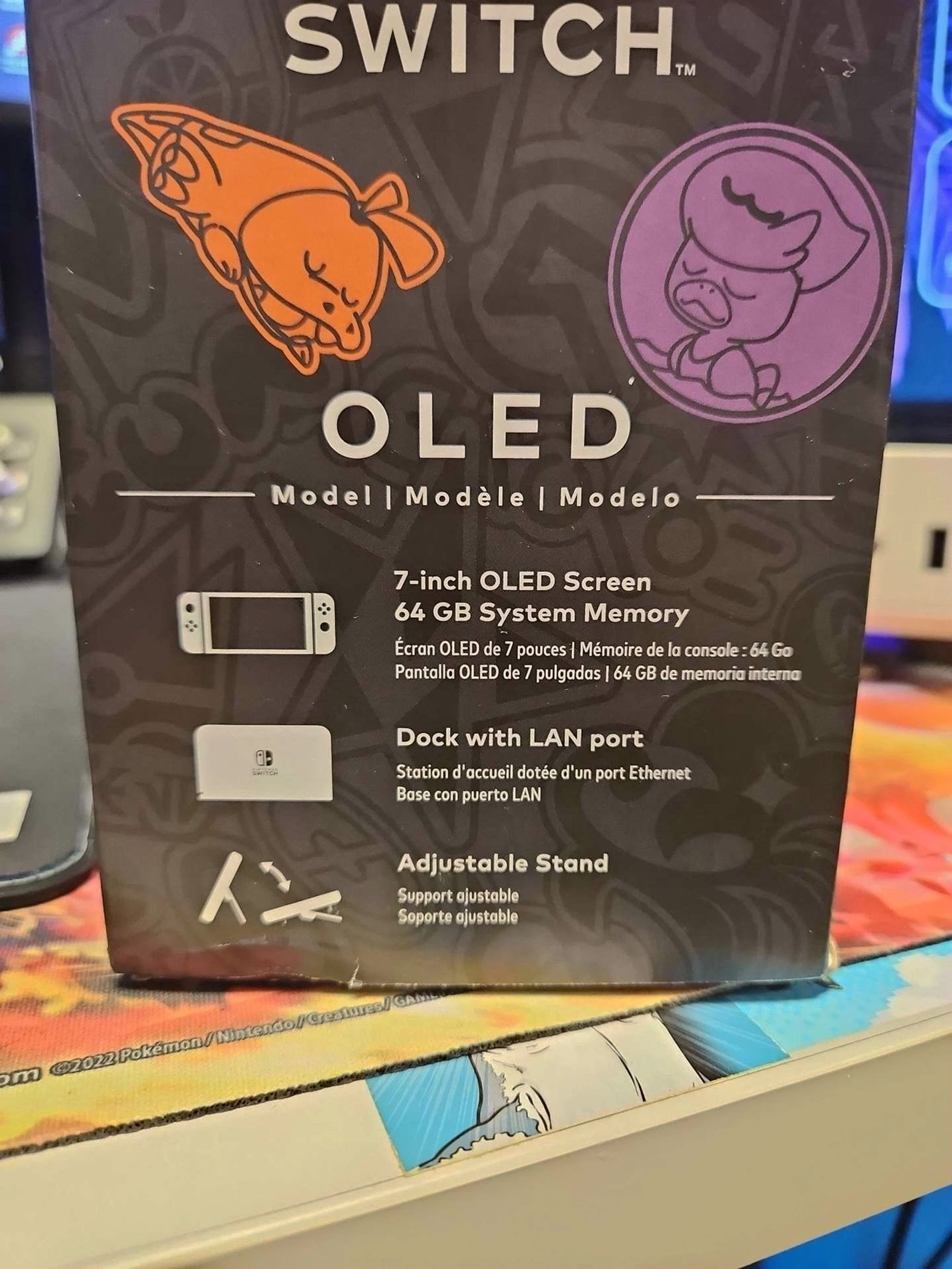 Nintendo Switch OLED Exclusive Pokemon Scarlet & Violet Special Edition Unlocked - Used image 3