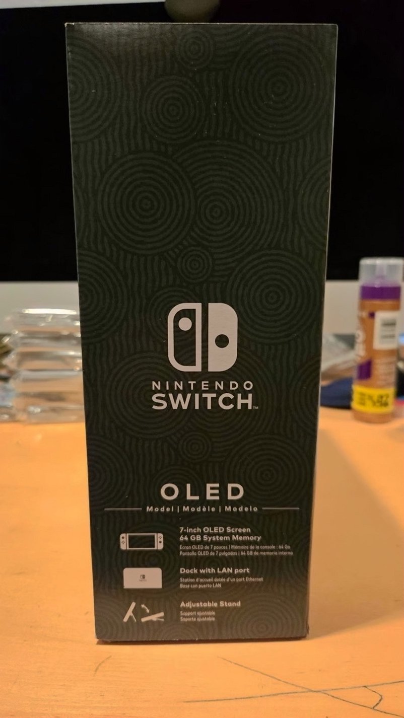 Nintendo Zelda Tears of The Kingdom Switch OLED 6W29 - Used image 4