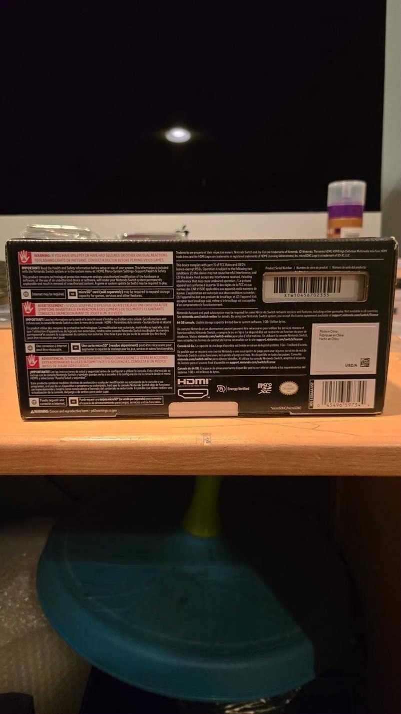 Nintendo Zelda Tears of The Kingdom Switch OLED 6W29 - Used image 5
