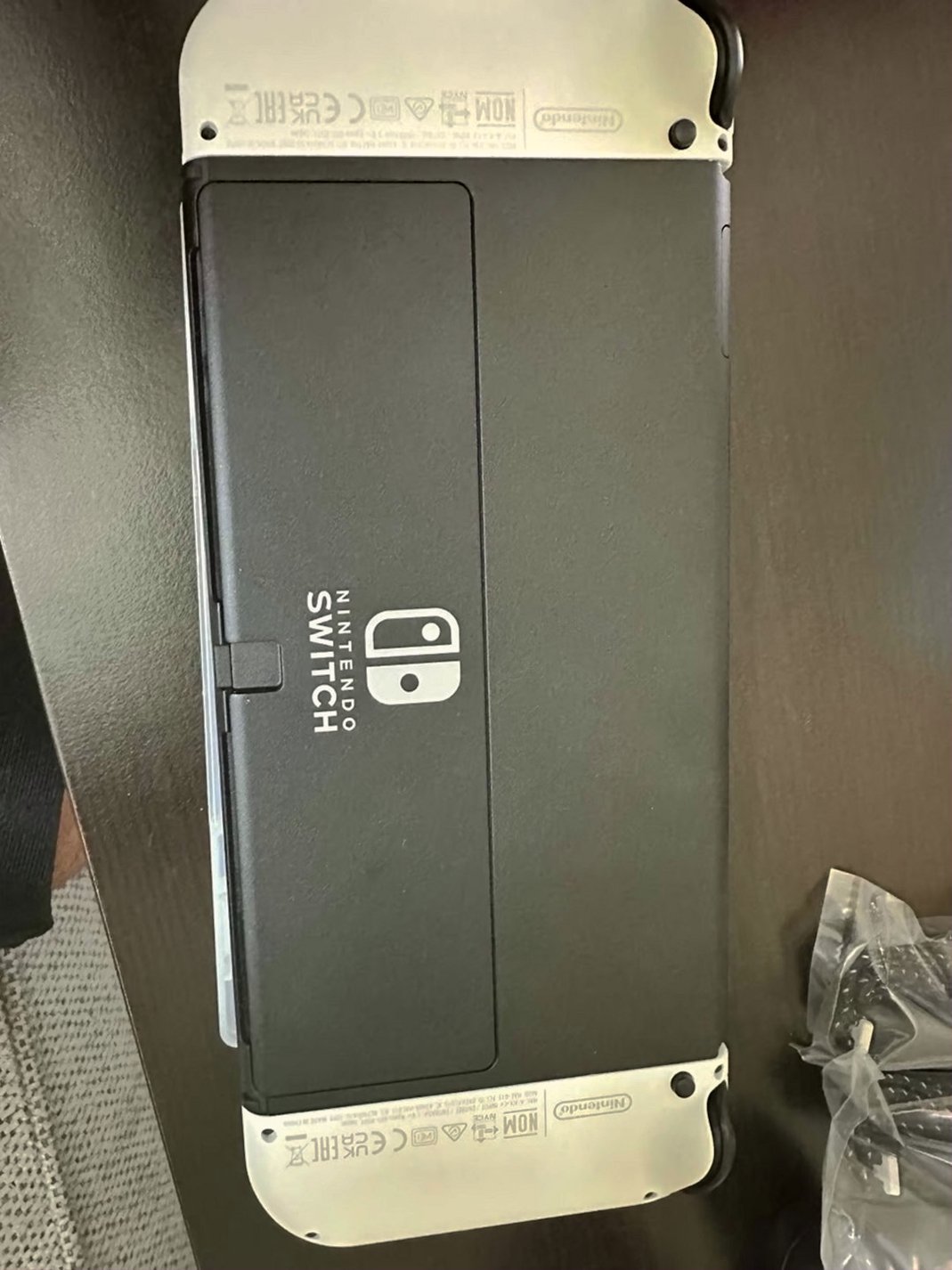 Nintendo Switch OLED 1L32 White with Legends Arceus - Used image 3