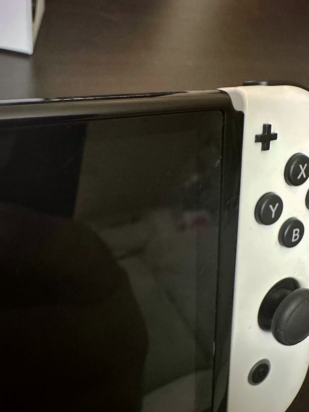 Nintendo Switch OLED 1L32 White with Legends Arceus - Used image 4