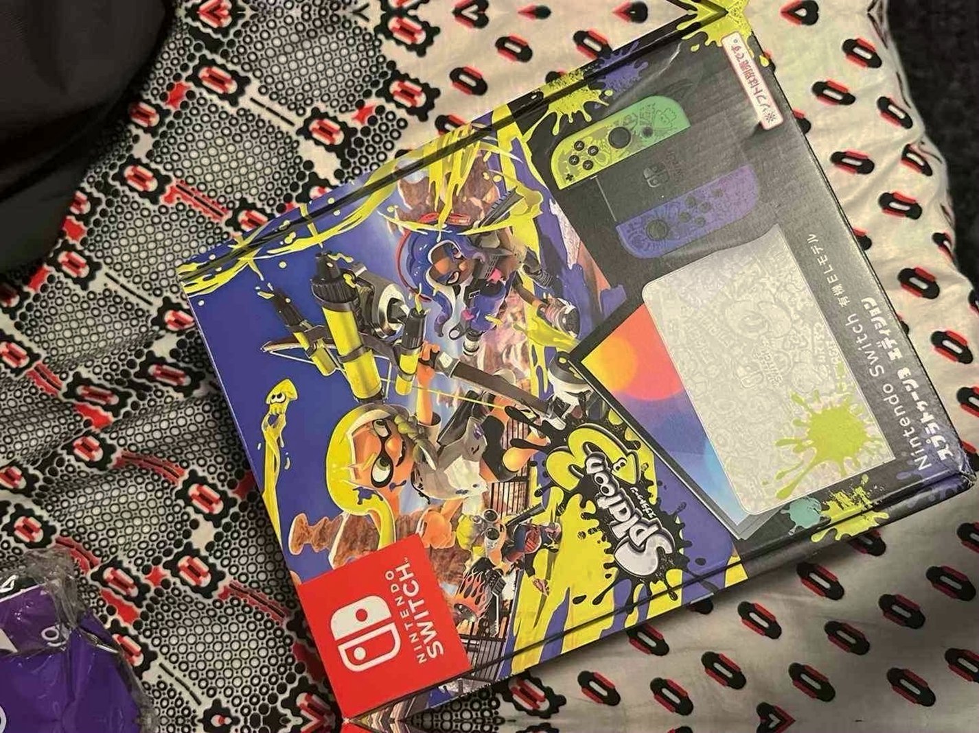 Nintendo Switch OLED Splatoon 8S72 Unlocked - Used image 3