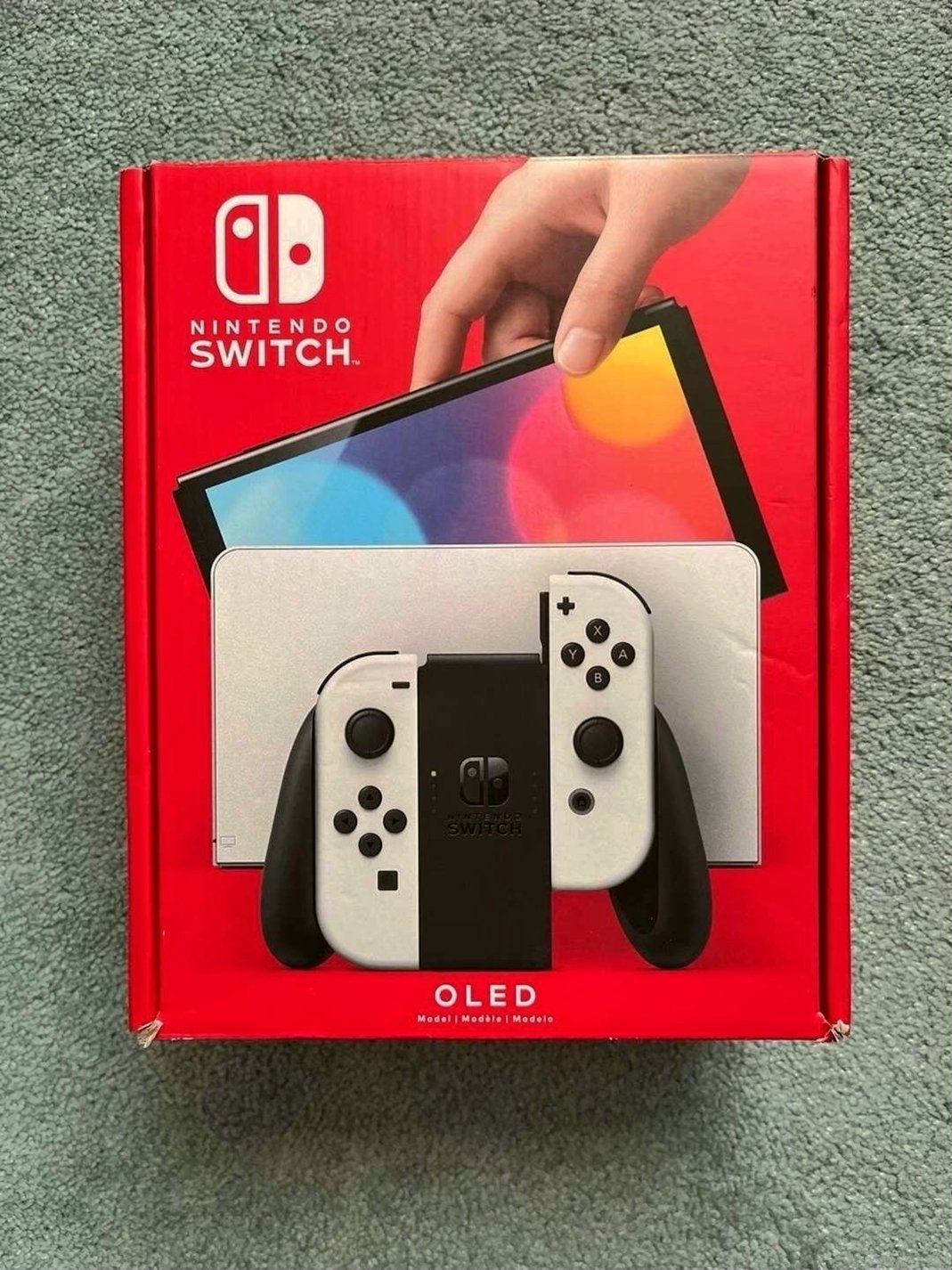 Nintendo Switch OLED Model White Joy-Con Used image 5