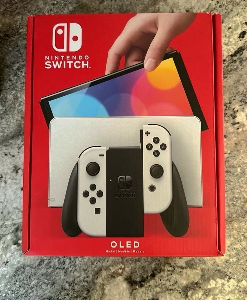 Nintendo Switch OLED 7Y63 256GB White Unlocked - Used image 3